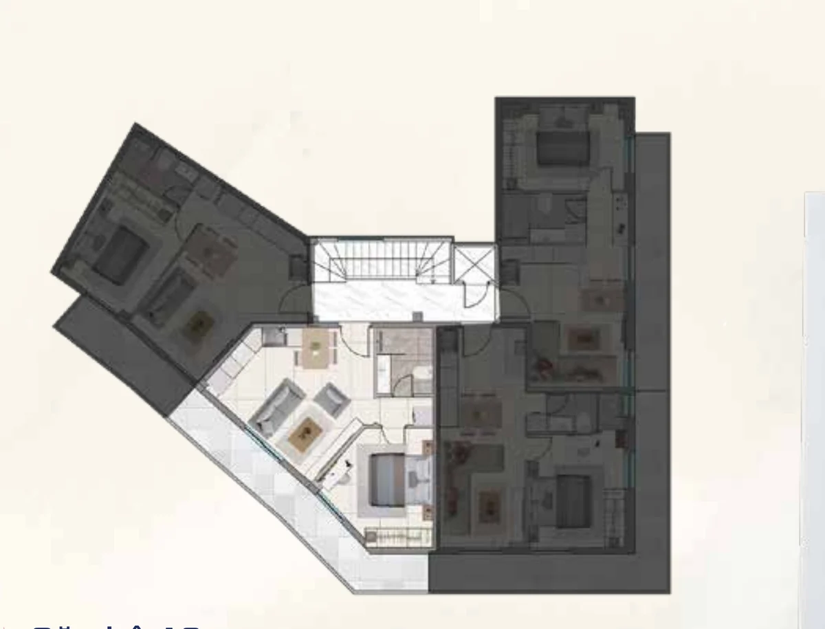 Layout 02 - mặt Bắc - Ocean Gate Building PIR707