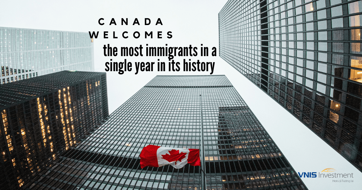 Canada welcomes the most immigrants in a single year in its history
